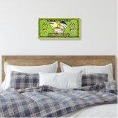 Ed, Edd, n Eddy Dollar Bill Canvas Afdruk (Insitu (Slaapkamer))