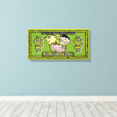 Ed, Edd, n Eddy Dollar Bill Canvas Afdruk (Insitu (Houten vloer))