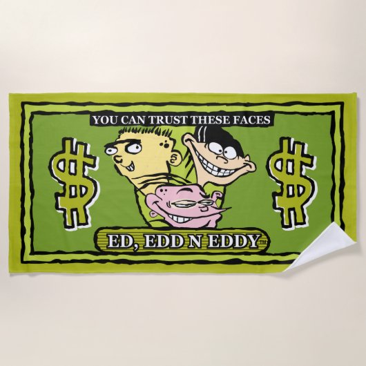 Ed, Edd, n Eddy Dollar Bill Strandlaken (Voorkant)