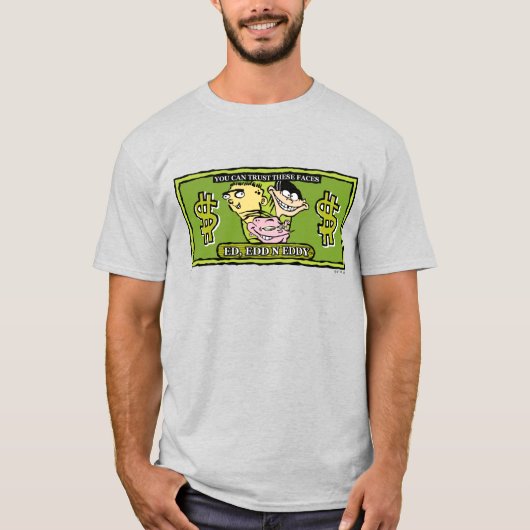 Ed, Edd, n Eddy Dollar Bill T-shirt (Voorkant)