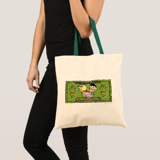 Ed, Edd, n Eddy Dollar Bill Tote Bag (Voorkant (product))