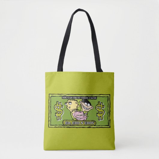 Ed, Edd, n Eddy Dollar Bill Tote Bag (Voorkant)