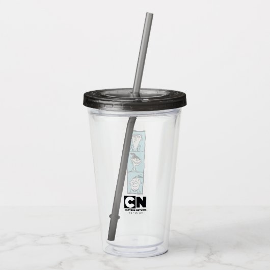 Ed, Edd, n Eddy - Ed Head Acryl Drinkbeker (Achterkant)