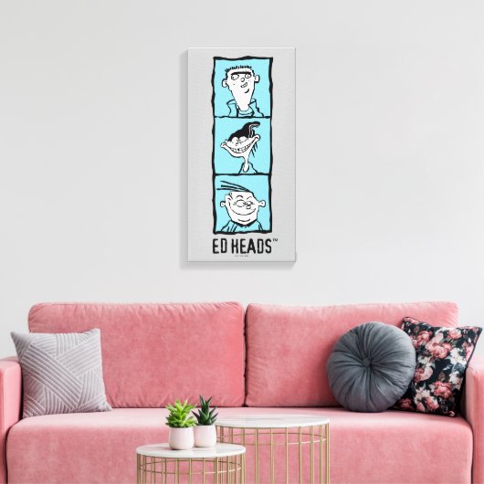 Ed, Edd, n Eddy - Ed Head Canvas Afdruk (Insitu (Woonkamer))
