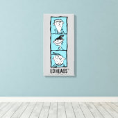 Ed, Edd, n Eddy - Ed Head Canvas Afdruk (Insitu (Houten vloer))