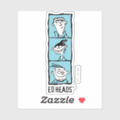 Ed, Edd, n Eddy - Ed Head Sticker (Vel)