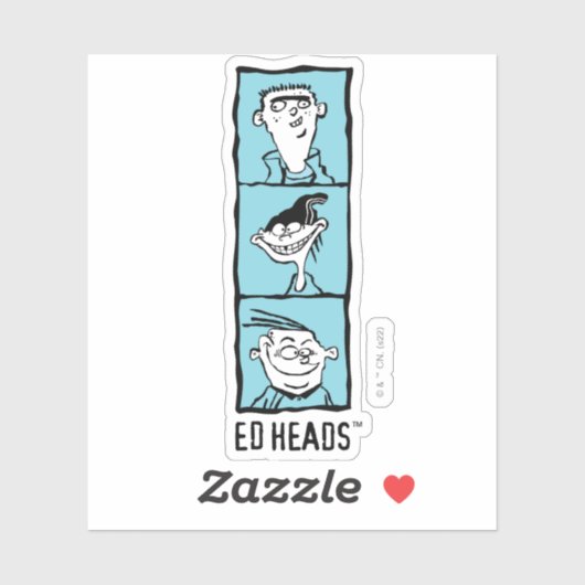 Ed, Edd, n Eddy - Ed Head Sticker (Vel)