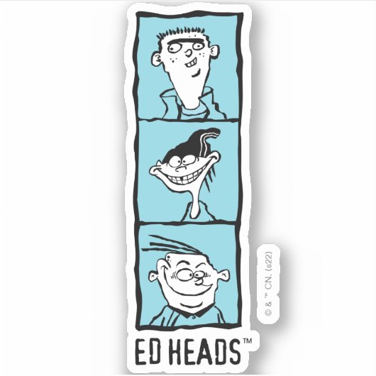 Ed, Edd, n Eddy - Ed Head Sticker (Voorkant)