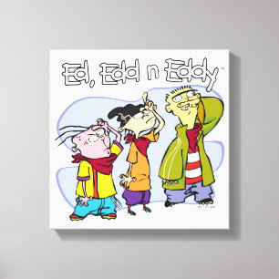 Ed, Edd, n Eddy Hand Signs Canvas Afdruk