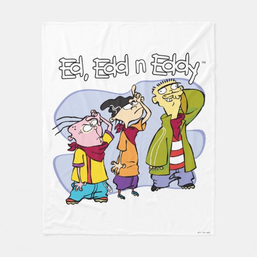 Ed, Edd, n Eddy Hand Signs Fleece Deken (Voorkant)