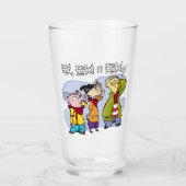Ed, Edd, n Eddy Hand Signs Glas (Voorkant)