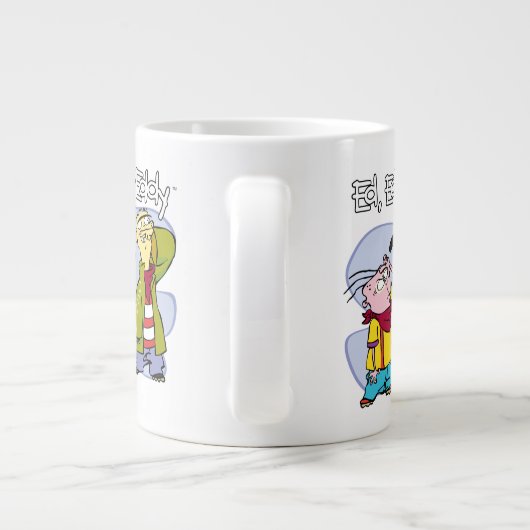 Ed, Edd, n Eddy Hand Signs Grote Koffiekop (Achterkant)
