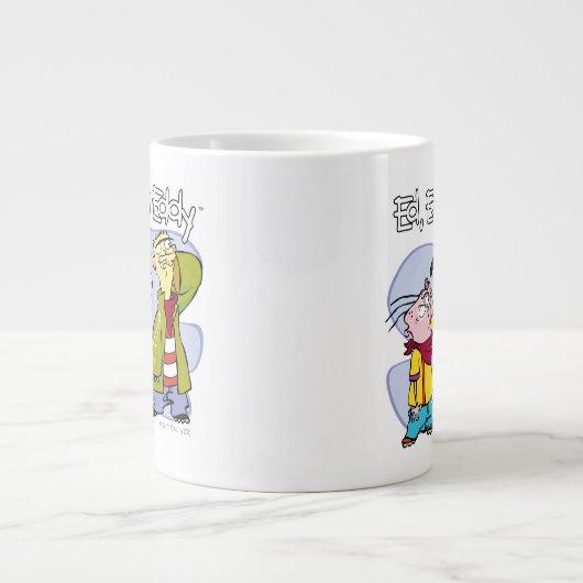 Ed, Edd, n Eddy Hand Signs Grote Koffiekop (Voorkant)