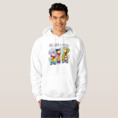 Ed, Edd, n Eddy Hand Signs Hoodie (Voorkant volledig)