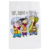 Ed, Edd, n Eddy Hand Signs Medium Cadeauzakje (Voorkant)