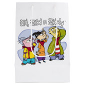 Ed, Edd, n Eddy Hand Signs Medium Cadeauzakje (Achterkant)