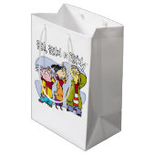 Ed, Edd, n Eddy Hand Signs Medium Cadeauzakje (Achterkant Gekanteld)