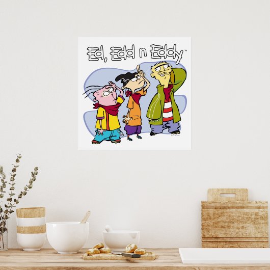 Ed, Edd, n Eddy Hand Signs Poster (Keuken)