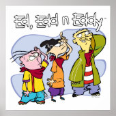 Ed, Edd, n Eddy Hand Signs Poster (Voorkant)