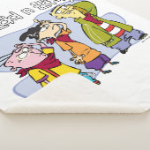 Ed, Edd, n Eddy Hand Signs Sherpa Deken (3/4)