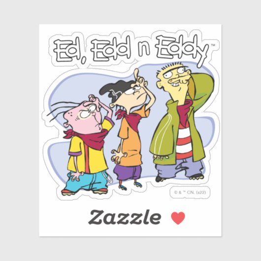 Ed, Edd, n Eddy Hand Signs Sticker (Vel)