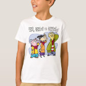 Ed, Edd, n Eddy Hand Signs T-shirt (Voorkant)