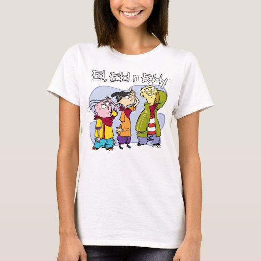 Ed, Edd, n Eddy Hand Signs T-shirt (Voorkant)