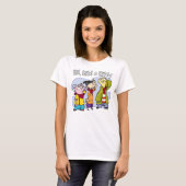 Ed, Edd, n Eddy Hand Signs T-shirt (Voorkant volledig)