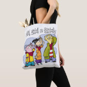 Ed, Edd, n Eddy Hand Signs Tote Bag (Dichtbij)
