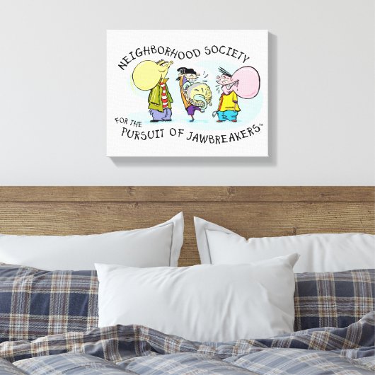 Ed, Edd, n Eddy - Jawbreakers Canvas Afdruk (Insitu (Slaapkamer))