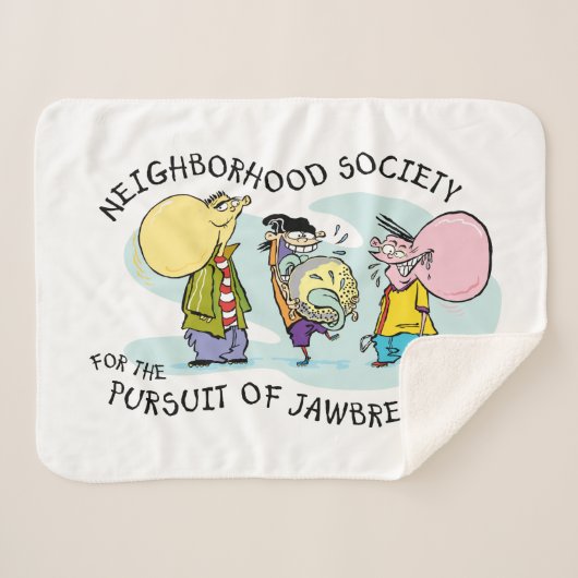 Ed, Edd, n Eddy - Jawbreakers Sherpa Deken (Voorkant (horizontaal))
