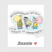 Ed, Edd, n Eddy - Jawbreakers Sticker (Vel)