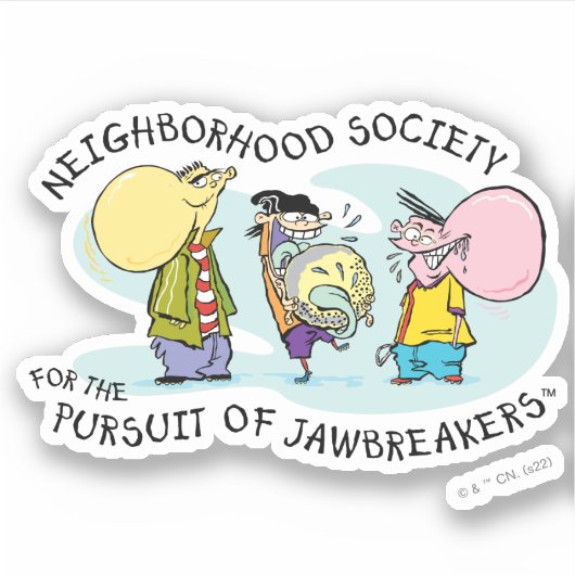 Ed, Edd, n Eddy - Jawbreakers Sticker (Voorkant)