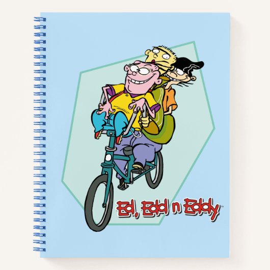 Ed, Edd, n Eddy on Bike Notitieboek (Voorkant)
