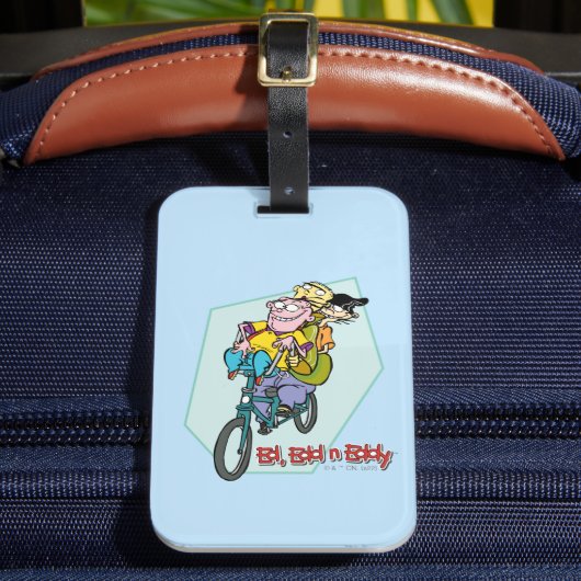 Ed, Edd, n Eddy op een Bike Bagagelabel (Voorkant Insitu 2)