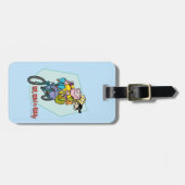 Ed, Edd, n Eddy op een Bike Bagagelabel (Voorkant horizontaal)