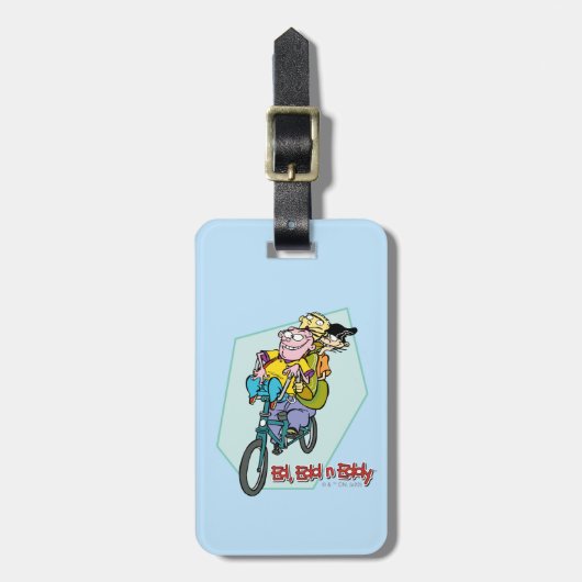Ed, Edd, n Eddy op een Bike Bagagelabel (Voorkant verticaal)