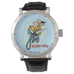 Ed, Edd, n Eddy op een Bike Horloge
