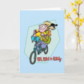 Ed, Edd, n Eddy op een Bike Kaart (Gele Bloem)
