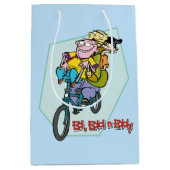 Ed, Edd, n Eddy op een Bike Medium Cadeauzakje (Voorkant)