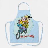 Ed, Edd, n Eddy op een Bike Schort (Voorkant)