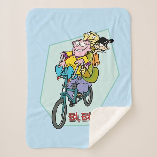 Ed, Edd, n Eddy op een Bike Sherpa Deken (Voorkant)
