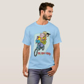 Ed, Edd, n Eddy op een Bike T-shirt (Voorkant volledig)