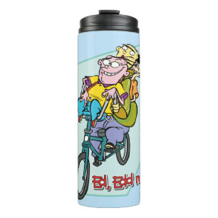 Ed, Edd, n Eddy op een Bike Thermosbeker