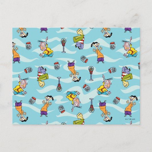 Ed, Edd, n Eddy Pattern Briefkaart (Voorkant)