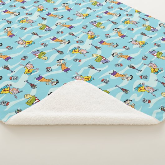 Ed, Edd, n Eddy Pattern Sherpa Deken (3/4)