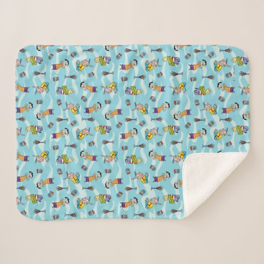 Ed, Edd, n Eddy Pattern Sherpa Deken (Voorkant (horizontaal))