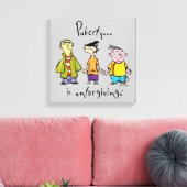 Ed, Edd, n Eddy - puberteit is onvergeeflijk Canvas Afdruk (Insitu (Woonkamer))