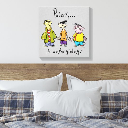 Ed, Edd, n Eddy - puberteit is onvergeeflijk Canvas Afdruk (Insitu (Slaapkamer))