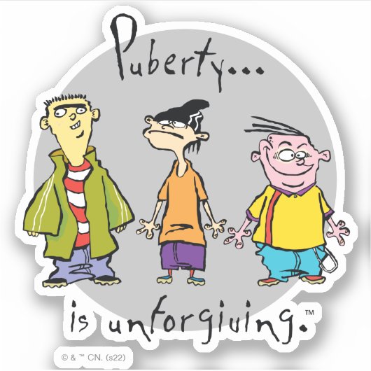 Ed, Edd, n Eddy - puberteit is onvergeeflijk Sticker (Voorkant)